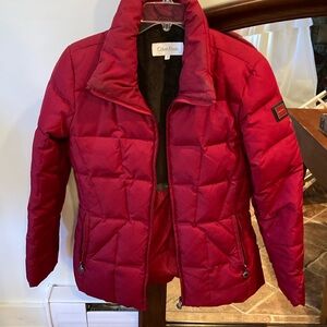 Calvin Klein Women's Red Puffer Jacket